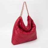 100800, SQUARE NYLON PADDED TOTE BAG