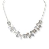 100812, FLOWER WITH PEARL NECKLACE