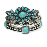 100914, WESTERN MULTI LAYERED STRETCH BRACELET