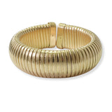 100925, MEDIUM BOLD METAL OPEN CUFF BRACELET