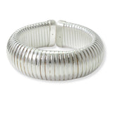 100925, MEDIUM BOLD METAL OPEN CUFF BRACELET