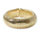 100925, MEDIUM BOLD METAL OPEN CUFF BRACELET