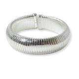 100926, SMALL BOLD METAL OPEN CUFF BRACELET