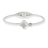 100991, CLOVER ENAMEL STAINLESS STEEL BRACELET