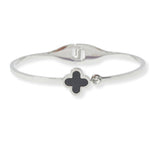 100991, CLOVER ENAMEL STAINLESS STEEL BRACELET