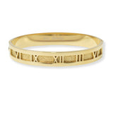 100992, ROMAN NUMERAL ACCENT STAINLESS STEEL BRACELET