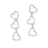 Cutout Heart Drop Dangle Earring