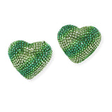 101089, HEART CRYSTAL RHINESTONE EARRING