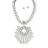 101095, PEARL WITH RHINESTONE NECKLACE