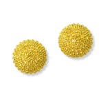 101169, CRYSTAL RHINESTONE ROUND BALL STUD EARRING