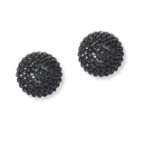 101169, CRYSTAL RHINESTONE ROUND BALL STUD EARRING
