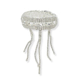101186, MARQUISE ACCENT CRYSTAL RHINESTONE TASSEL DROP WRAP BRACELET