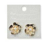 101208, FLOWER STUD EARRING