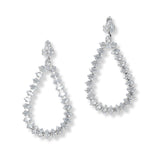101216, TEARDROP CUBIC ZIRCONIA EARRING