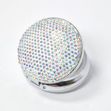 101221, BLING CRYSTAL RHINESTONE MINI PILL CASE ORGANIZER