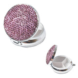 101221, BLING CRYSTAL RHINESTONE MINI PILL CASE ORGANIZER