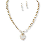101225, HEART CHARM NECKLACE