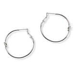 101237, KNOT ROUND HOOP EARRING