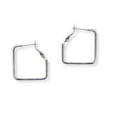 101238, SQUARE HOOP EARRING