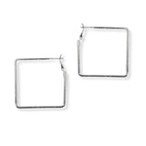 101239, SQUARE HOOP EARRING