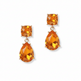 Teardrop Rhinestone Dangle Earring - view 13