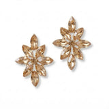 Flower Marquise Accent Rhinestone Earring - view 6