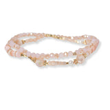 101342, RESIN MULTI LAYERED BEADED STRETCH BRACELET