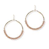 101422, ROUND BEADED EARRING