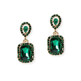 101468, GEOMETRIC RHINESTONE DANGLE EARRING