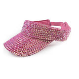 101562, BLING RHINESTONE SUN VISOR HAT