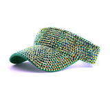 101562, BLING RHINESTONE SUN VISOR HAT