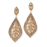 101640, MARQUISE ACCENT CRYSTAL RHINESTONE DANGLE EARRING