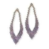 101643, GEOMETRIC CRYSTAL RHINESTONE EARRING