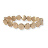 101975, ROUND METAL STRETCH BRACELET
