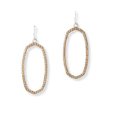 101995, GEOMETRIC METAL DANGLE EARRING