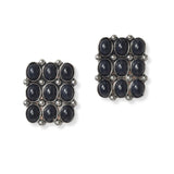 102001, WESTERN OVAL TURQUOISE STONE ACCENT EARRING