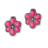 102002, WESTERN TURQUOISE STONE EARRING