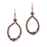 102010, WESTERN NAVAJO BEADED EARRING