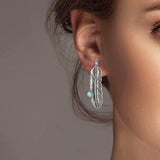 102023, WESTERN LEAF EARRING