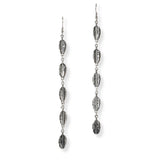 102032, WESTERN LEAF DROP DANGLE EARRING