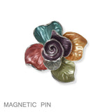 102114, FLOWER MAGNETIC PIN