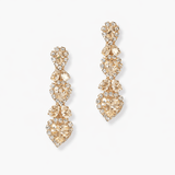 Heart Cubic Zirconia Crystal Rhinestone Earring