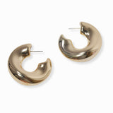 102217, 40MM GEOMETRIC HOOP EARRING