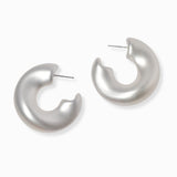 102217, 40MM GEOMETRIC HOOP EARRING