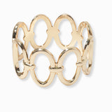 102227, OVAL METAL HINGED BANGLE BRACELET