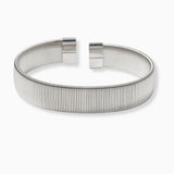 102230, STAINLESS STEEL STRETCH CUFF BRACELET