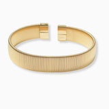 102230, STAINLESS STEEL STRETCH CUFF BRACELET