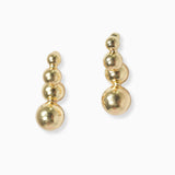 102330, BALL ACCENT METAL EARRING