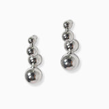 102330, BALL ACCENT METAL EARRING