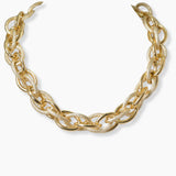 102351, MULTI CHAIN METAL NECKLACE